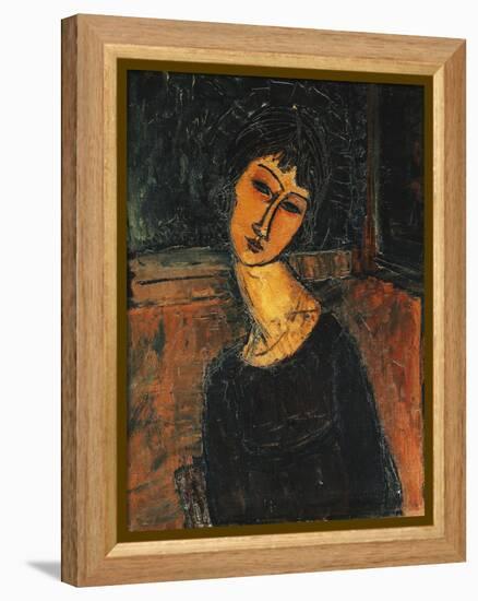 Jeanne Hebuterne-Amedeo Modigliani-Framed Premier Image Canvas