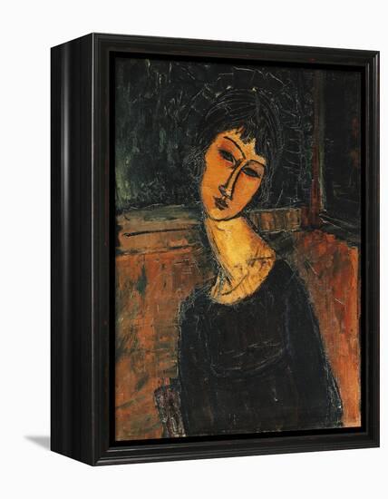 Jeanne Hebuterne-Amedeo Modigliani-Framed Premier Image Canvas