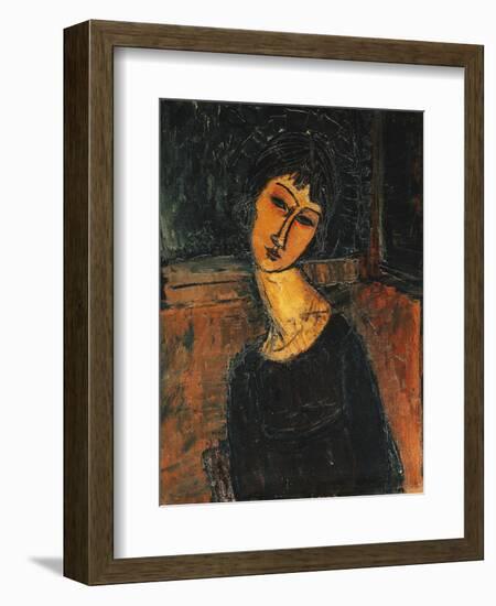 Jeanne Hebuterne-Amedeo Modigliani-Framed Giclee Print