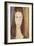 Jeanne Hebuterne-Amedeo Modigliani-Framed Giclee Print