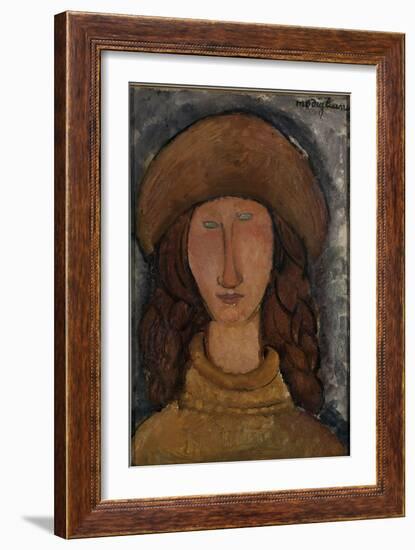 Jeanne Hébuterne-Amedeo Modigliani-Framed Giclee Print