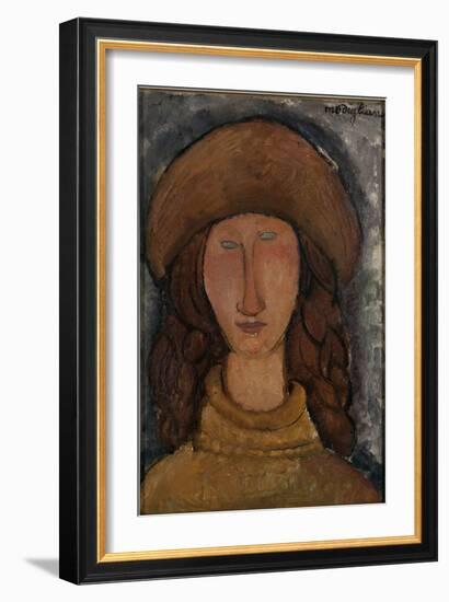 Jeanne Hébuterne-Amedeo Modigliani-Framed Giclee Print