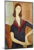 Jeanne Hebuterne-Amedeo Modigliani-Mounted Giclee Print