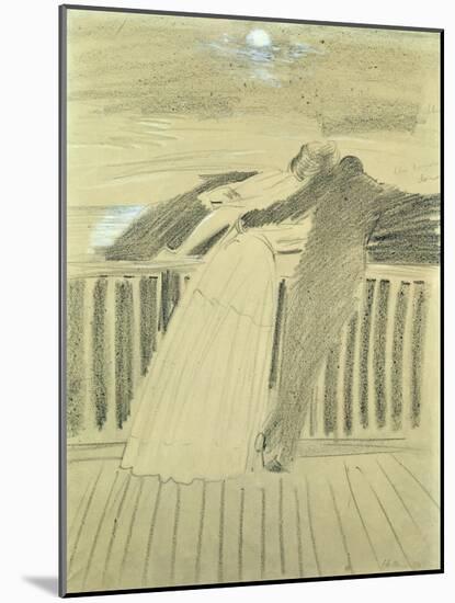 Jeanne Hugo and Jean Charcot at Hauteville House, Guernsey-Paul Cesar Helleu-Mounted Giclee Print