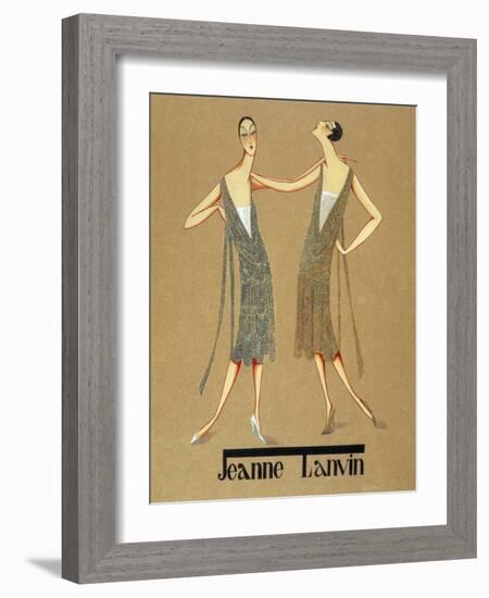 Jeanne Lanvin Design, 1925-Science Source-Framed Giclee Print