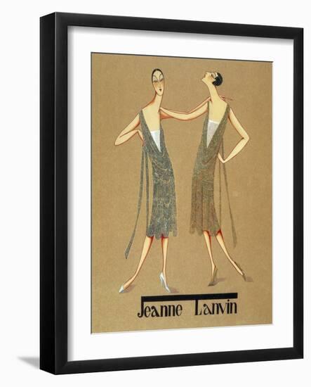 Jeanne Lanvin Design, 1925-Science Source-Framed Giclee Print