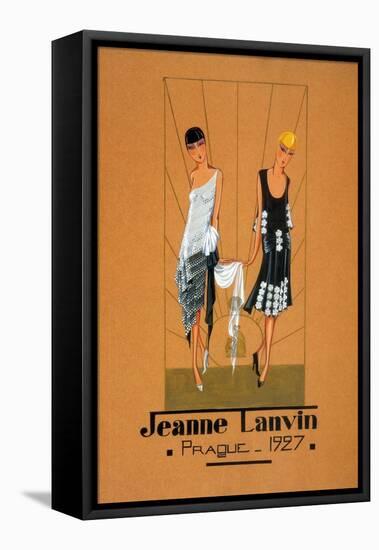 Jeanne Lanvin Design, 1927-Science Source-Framed Premier Image Canvas