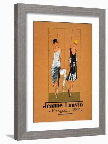 Jeanne Lanvin Design, 1927-Science Source-Framed Giclee Print