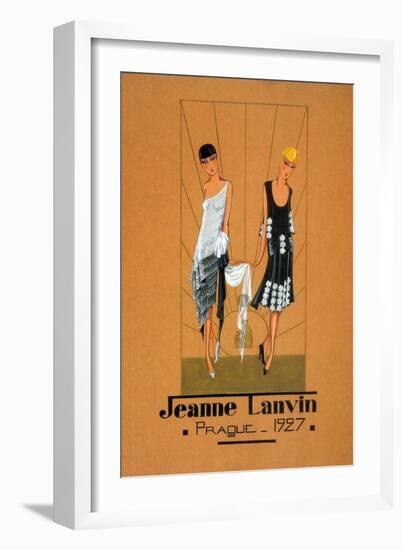 Jeanne Lanvin Design, 1927-Science Source-Framed Giclee Print