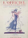 L'Officiel, July 1924 - Robe d'Après-Midi Très Fleurie-Jeanne Lanvin-Art Print