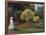 Jeanne-Marguerite Lecadre in the Garden-Claude Monet-Framed Premium Giclee Print