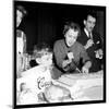 Jeanne Moreau Slicing a Cake-DR-Mounted Photographic Print