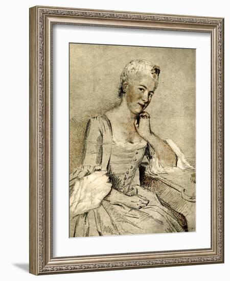 Jeanne Natoire-Jean-Etienne Liotard-Framed Giclee Print