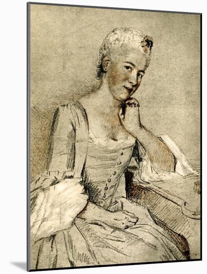 Jeanne Natoire-Jean-Etienne Liotard-Mounted Giclee Print