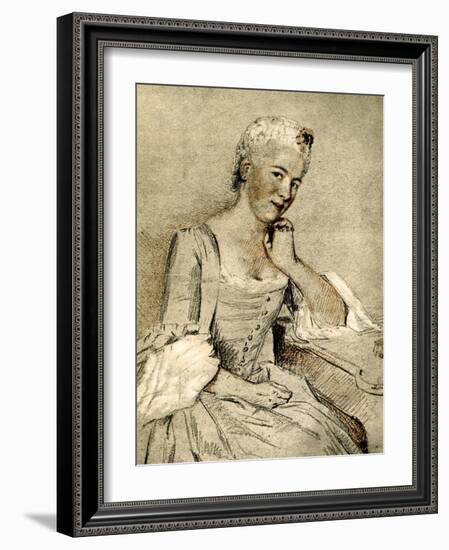 Jeanne Natoire-Jean-Etienne Liotard-Framed Giclee Print