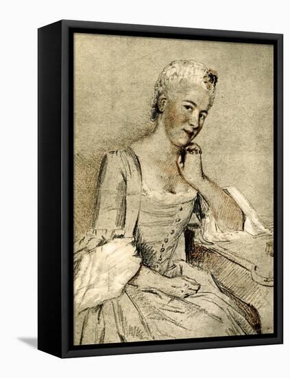 Jeanne Natoire-Jean-Etienne Liotard-Framed Premier Image Canvas