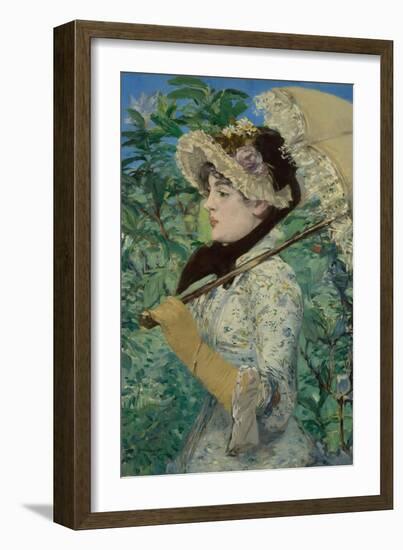 Jeanne (Spring), 1881-Edouard Manet-Framed Art Print