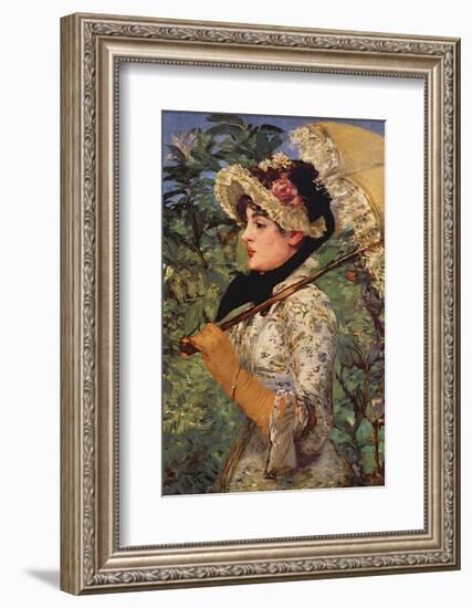 Jeanne-Edouard Manet-Framed Art Print