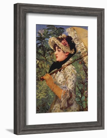 Jeanne-Edouard Manet-Framed Art Print