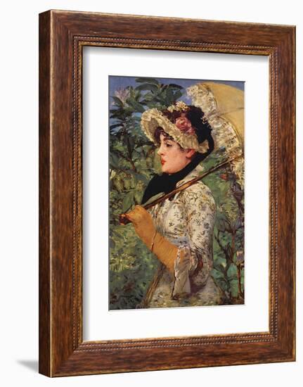 Jeanne-Edouard Manet-Framed Art Print