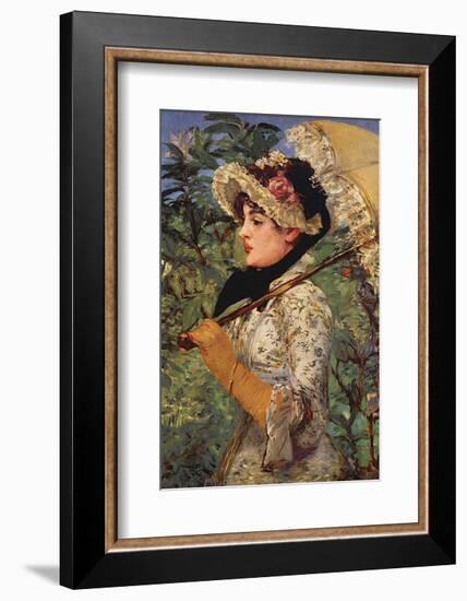 Jeanne-Edouard Manet-Framed Art Print