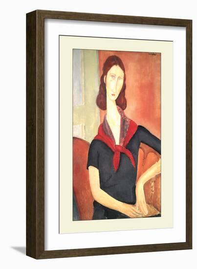 Jeanne-Amedeo Modigliani-Framed Art Print