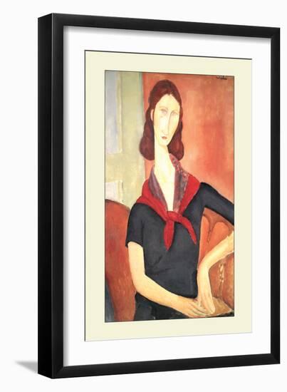 Jeanne-Amedeo Modigliani-Framed Art Print