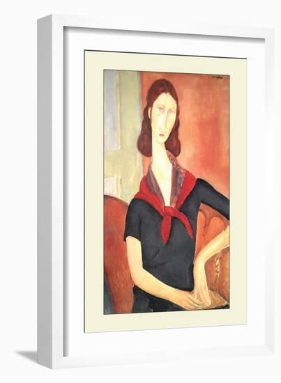 Jeanne-Amedeo Modigliani-Framed Art Print