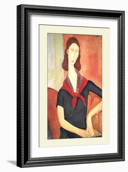 Jeanne-Amedeo Modigliani-Framed Art Print