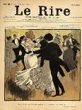 Dancing Couples, from the Front Cover of 'Le Rire', 17th December 1898-Jeanniot-Premier Image Canvas