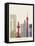 Jeddah Skyline Poster-paulrommer-Framed Stretched Canvas