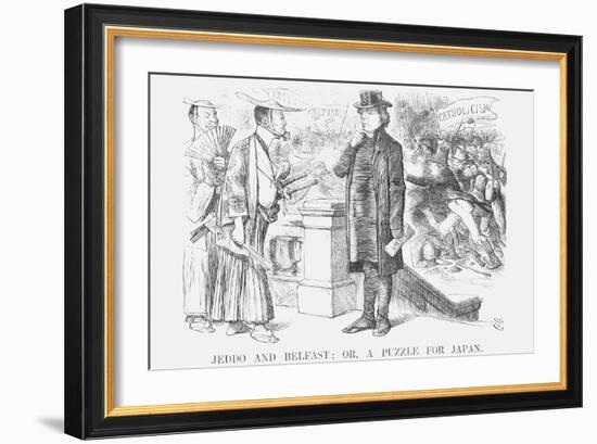 Jeddo and Belfast; Or, a Puzzle for Japan, 1872-Joseph Swain-Framed Giclee Print