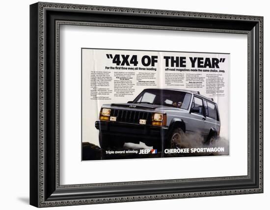 Jeep Cherokee Sportwagon-null-Framed Premium Giclee Print