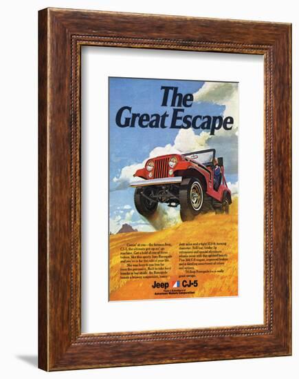 Jeep Cj-5 Renegade-Greatescape-null-Framed Premium Giclee Print