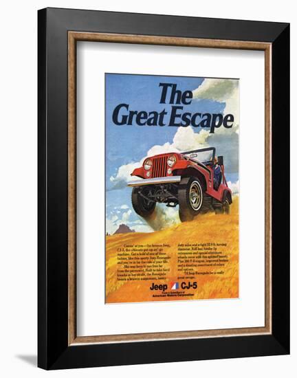 Jeep Cj-5 Renegade-Greatescape-null-Framed Premium Giclee Print