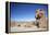 Jeep Driving Through Rocky Landscape on the Altiplano, Potosi Department, Bolivia, South America-Ian Trower-Framed Premier Image Canvas