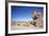 Jeep Driving Through Rocky Landscape on the Altiplano, Potosi Department, Bolivia, South America-Ian Trower-Framed Photographic Print