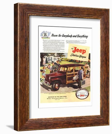 Jeep Station Wagon Room for …-null-Framed Art Print