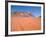 Jeep Tracks Across in Desolate Red Desert of Wadi Rum, Jordan-Cindy Miller Hopkins-Framed Photographic Print