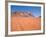 Jeep Tracks Across in Desolate Red Desert of Wadi Rum, Jordan-Cindy Miller Hopkins-Framed Photographic Print