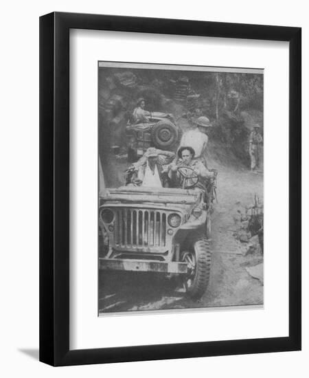 'Jeep-Turned-Ambulance', 1943-44-Unknown-Framed Photographic Print