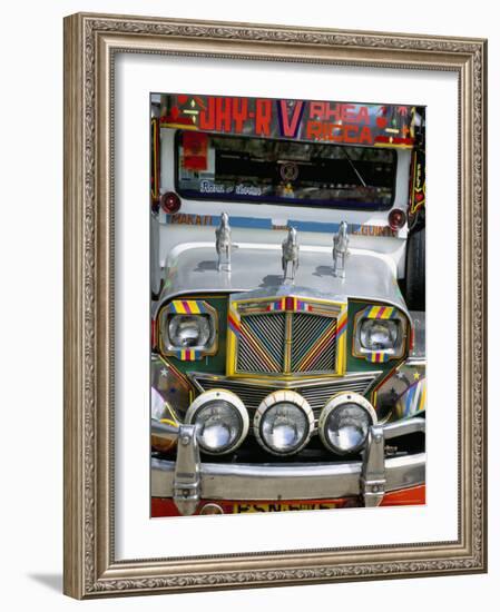 Jeepney, Manila, Island of Luzon, Philippines, Southeast Asia-Bruno Barbier-Framed Photographic Print