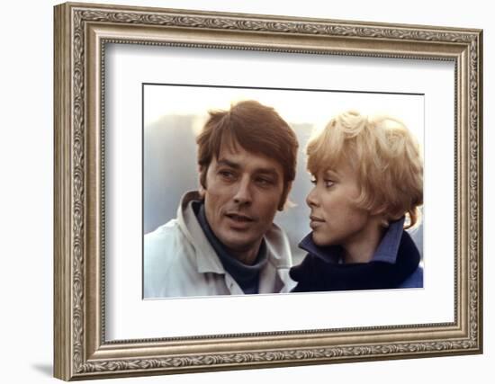 Jeff by JeanHerman with Alain Delon and Mireille Darc, 1968 (photo)-null-Framed Photo