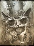 Steampunk Cat-Jeff Haynie-Giclee Print