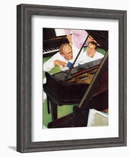 "Jeff Raleigh's Piano Solo", May 27,1939-Norman Rockwell-Framed Giclee Print