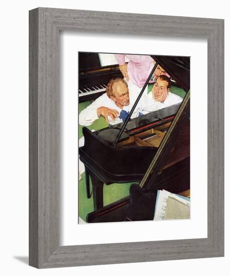 "Jeff Raleigh's Piano Solo", May 27,1939-Norman Rockwell-Framed Giclee Print