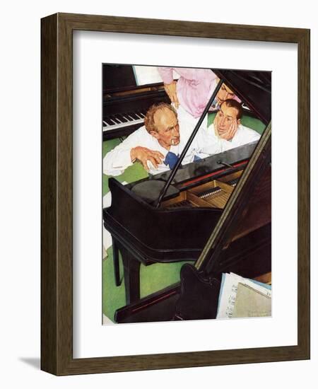 "Jeff Raleigh's Piano Solo", May 27,1939-Norman Rockwell-Framed Giclee Print