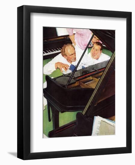 "Jeff Raleigh's Piano Solo", May 27,1939-Norman Rockwell-Framed Giclee Print