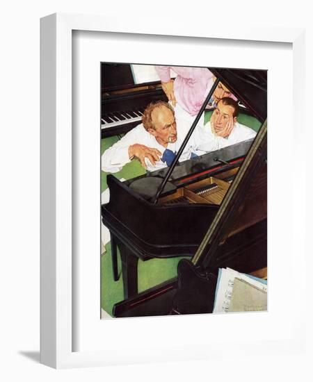 "Jeff Raleigh's Piano Solo", May 27,1939-Norman Rockwell-Framed Giclee Print