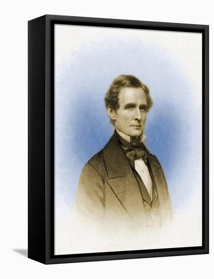 Jefferson Davis, President of the Confederacy-Science Source-Framed Premier Image Canvas